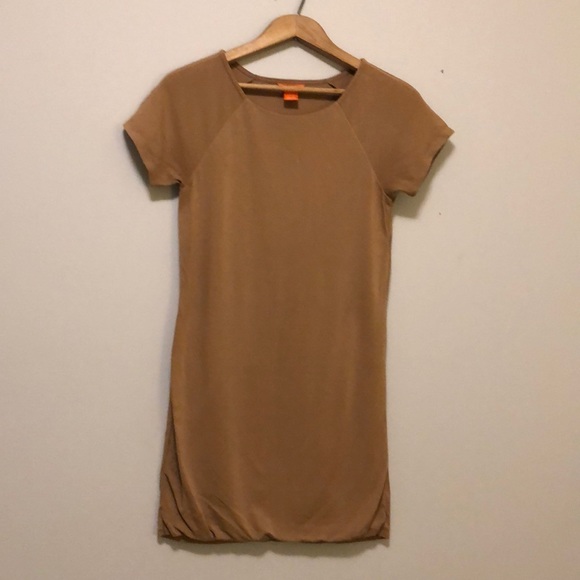 Nude TShirt Dress - Picture 1 of 4